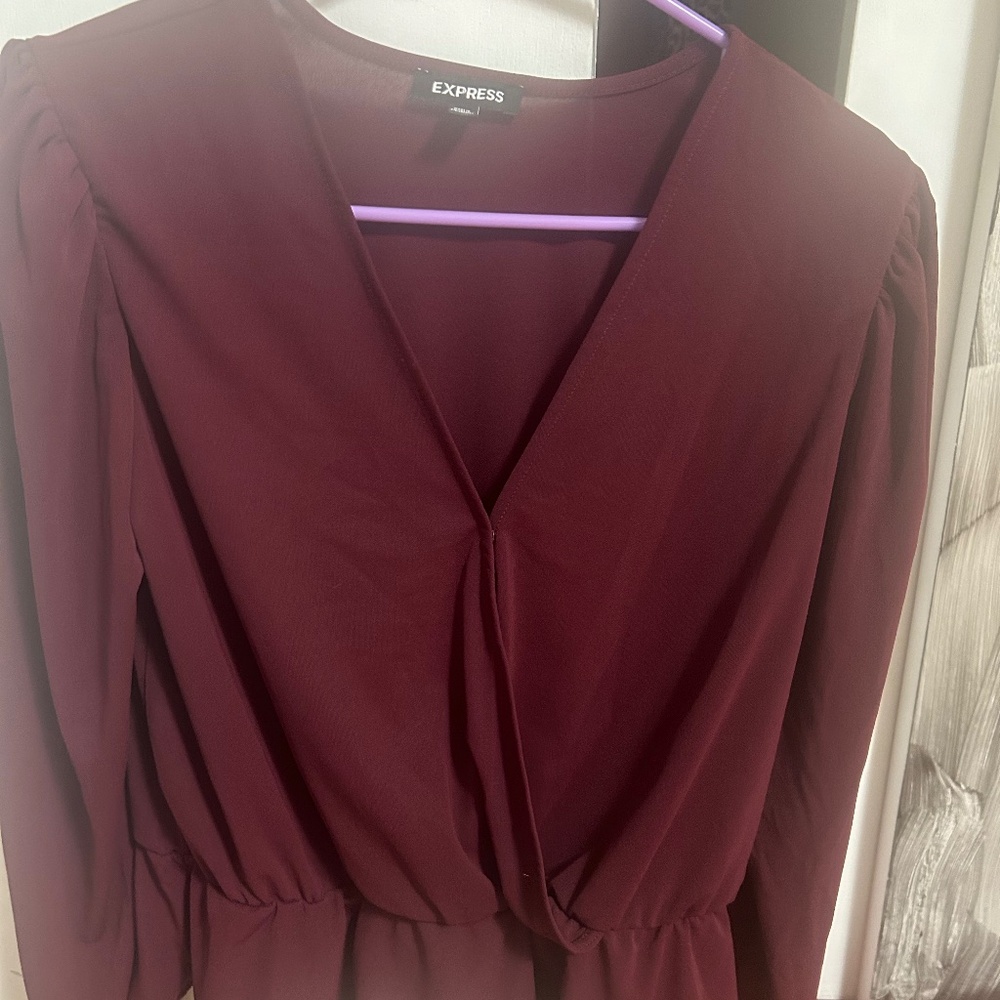 Trendy peplum blouse